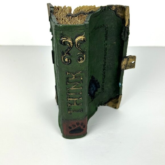 Boyds Bear & Friends Folkstone Library Book Think 3E Figurine Wall Shelf 65427 - Picture 7 of 12